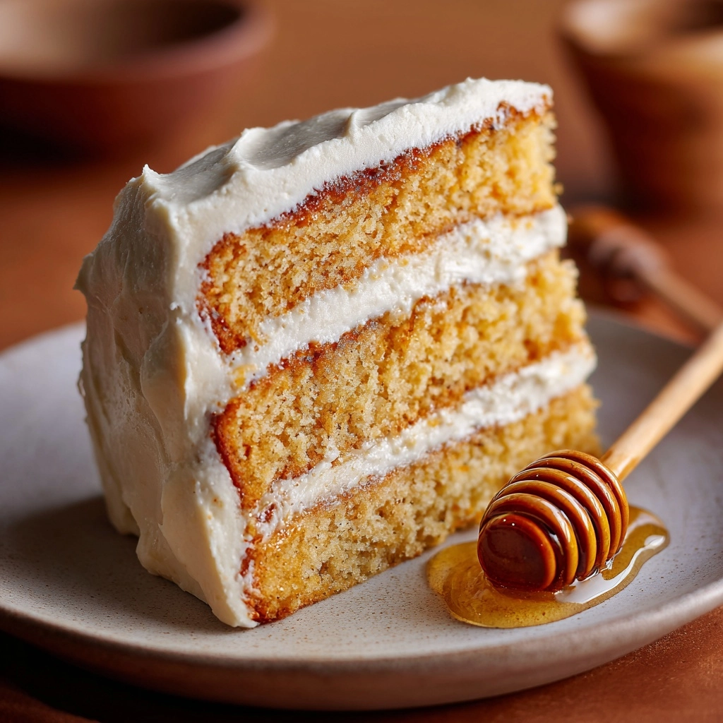 Cornbread Cake with Whipped Honey Buttercream Frosting Recipe - Recipe Image