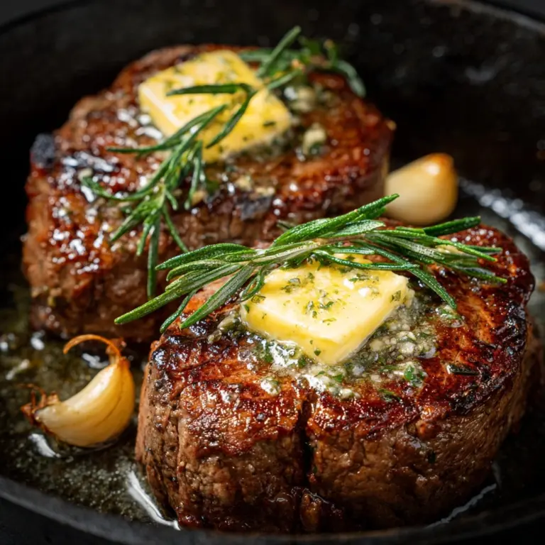 Pan-Seared Steak with Garlic Butter Recipe