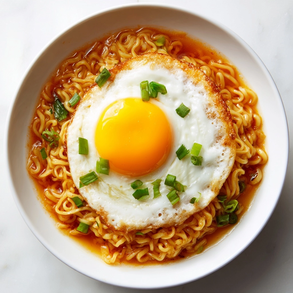 Korean Spicy Ramen Noodles with Cheese Recipe