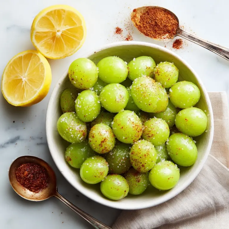 Frozen Tajin Grapes Recipe