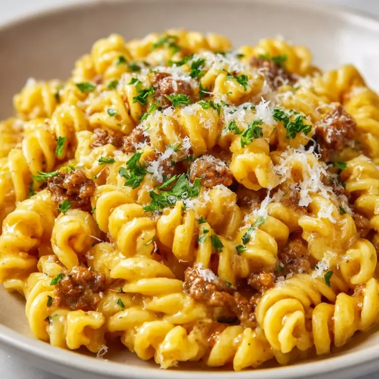 One-Pot Beef and Cheddar Ranch Pasta Recipe