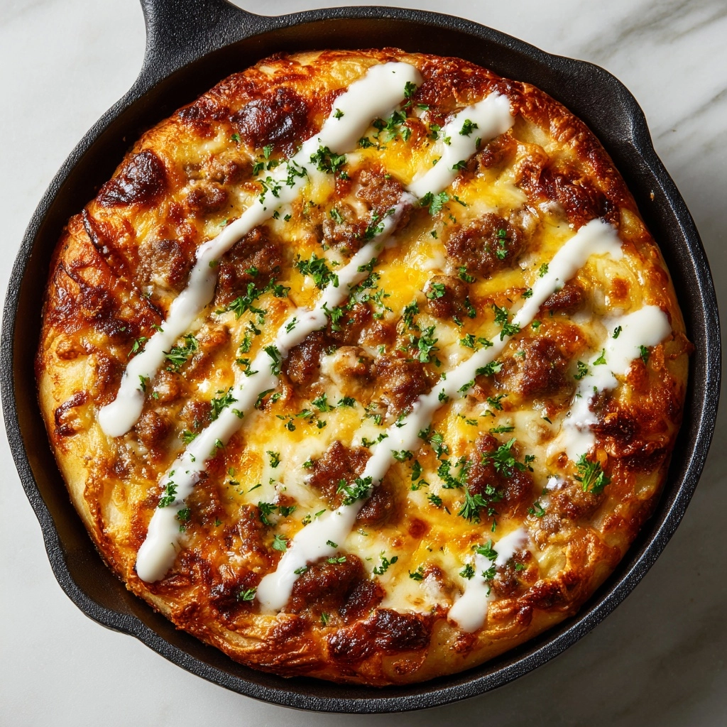 Patty Melt Pizza Recipe