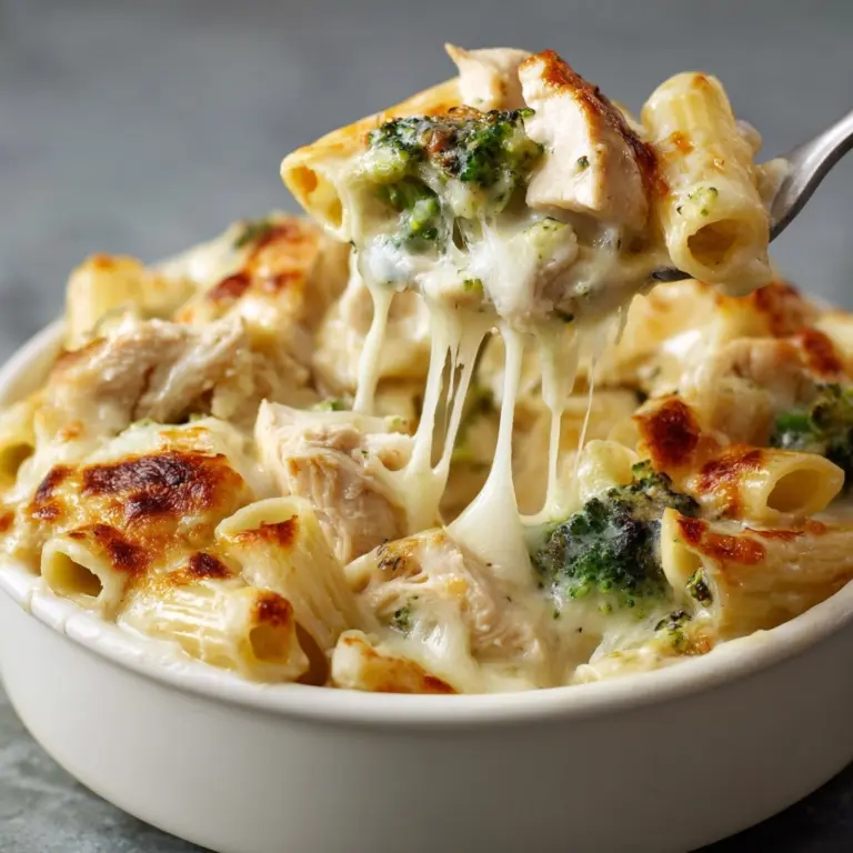 Chicken and Broccoli Alfredo Bake Recipe