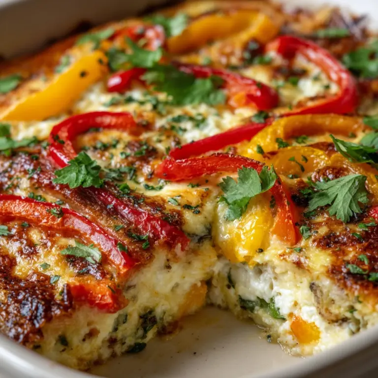Cheesy Chicken Fajita Casserole Recipe