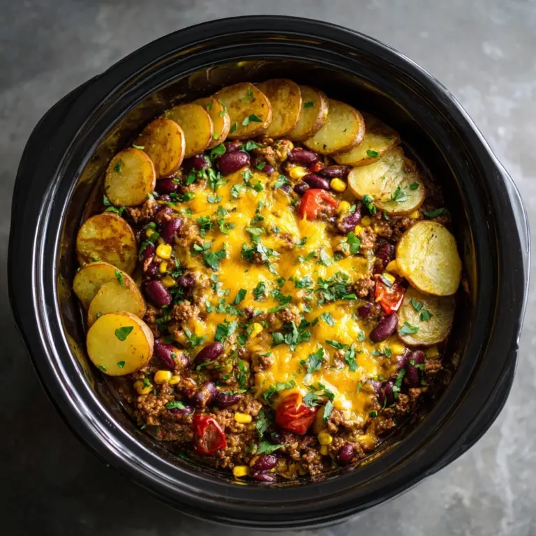 Crockpot Cowboy Casserole Recipe