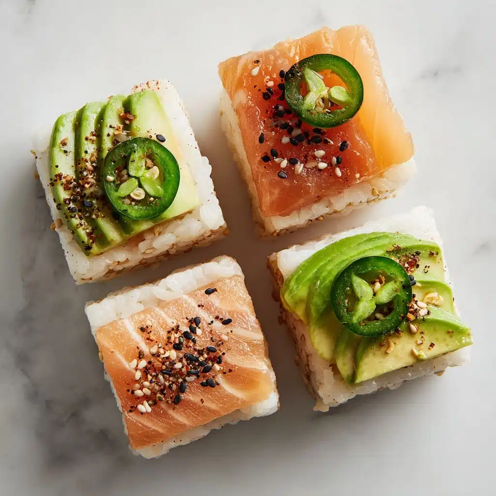 Crispy Rice Spicy Salmon Recipe - Recipe Image