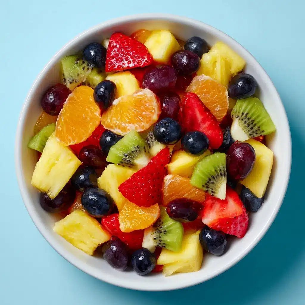 Honey Lime Rainbow Fruit Salad Recipe - Recipe Image