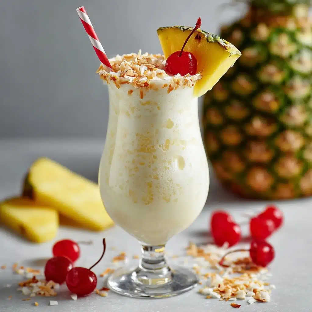 Piña Colada Milkshake Recipe - Recipe Image