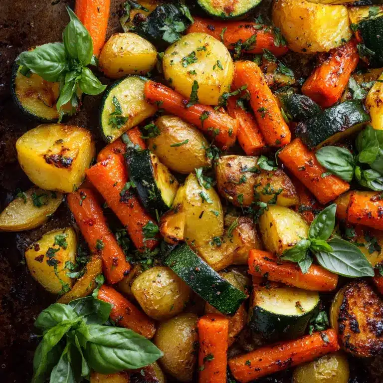 Garlic Herb Roasted Vegetable Medley Recipe
