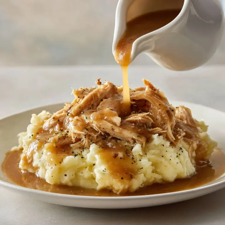 Smothered Chicken with Cheesy Mashed Potatoes Recipe