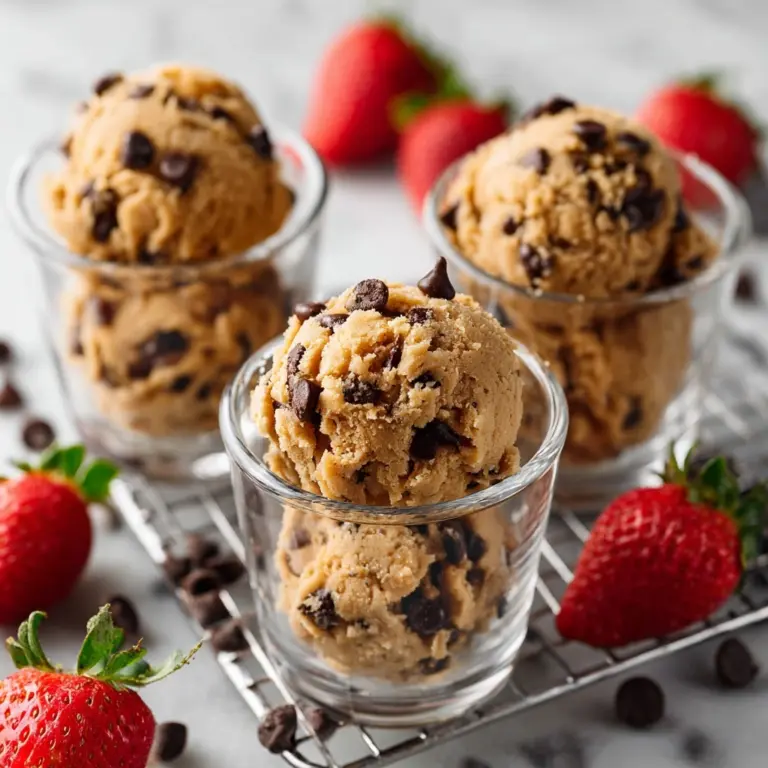 Edible Chocolate Chip Cookie Dough Recipe