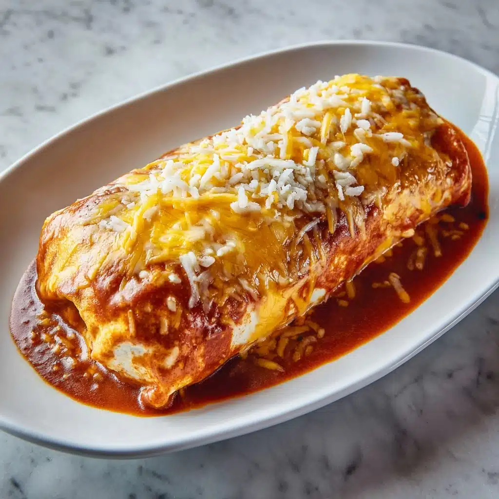 Cheesy Enchilada Burritos Recipe - Recipe Image