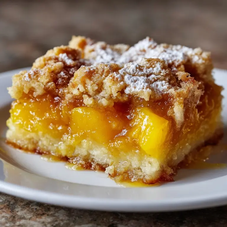 Southern Peach Cobbler Delight Recipe