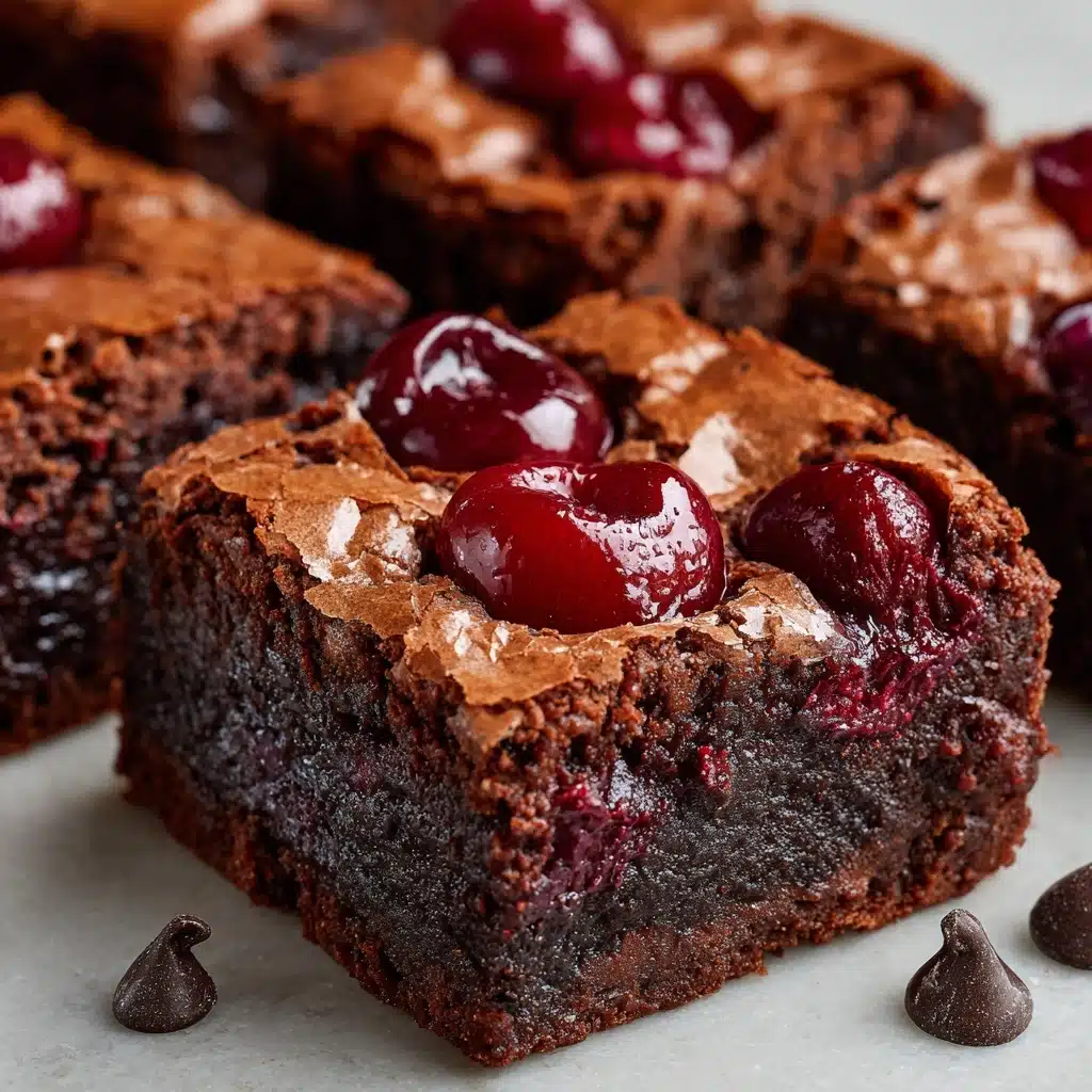 Cherry Chocolate Chip Brownies Recipe - Recipe Image