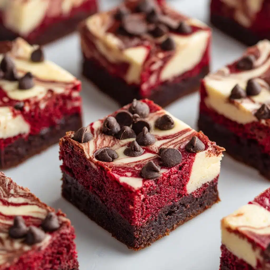 Red Velvet Chocolate Cheesecake Brownies Delight Recipe