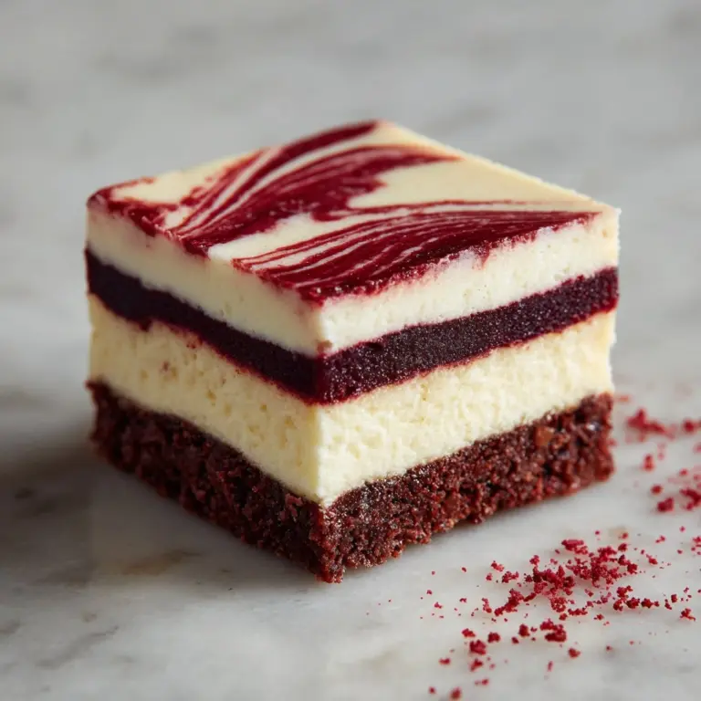 Decadent Red Velvet Brownies Recipe