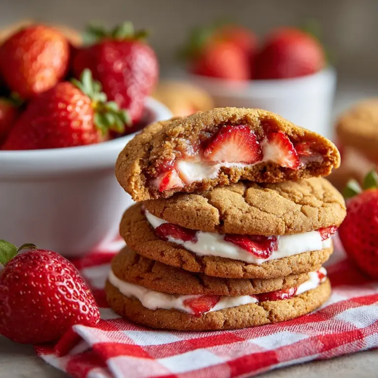 Sourdough Strawberry Cheesecake Cookies Recipe