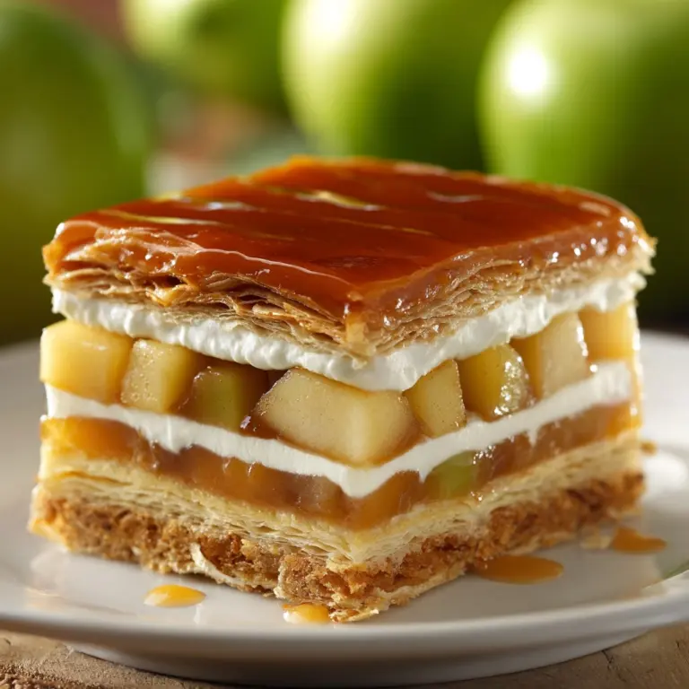 Caramel Apple Eclair Cake Recipe