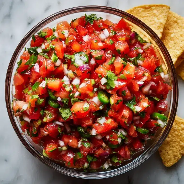 Easy Pico de Gallo Salsa Recipe