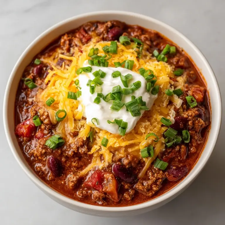 Beef Chili Recipe