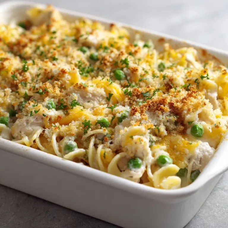Easy Tuna Noodle Casserole Recipe