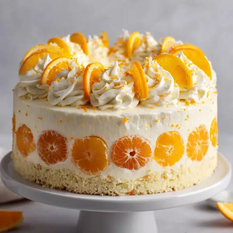 Orange Creamsicle Ice Cream Cake Recipe