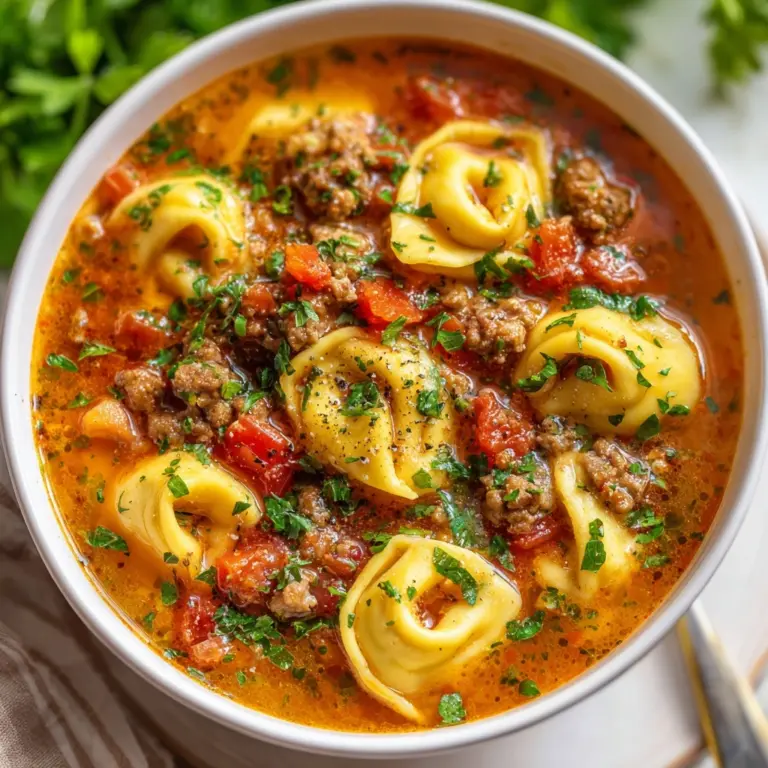 Slow Cooker Tomato Tortellini Soup Recipe