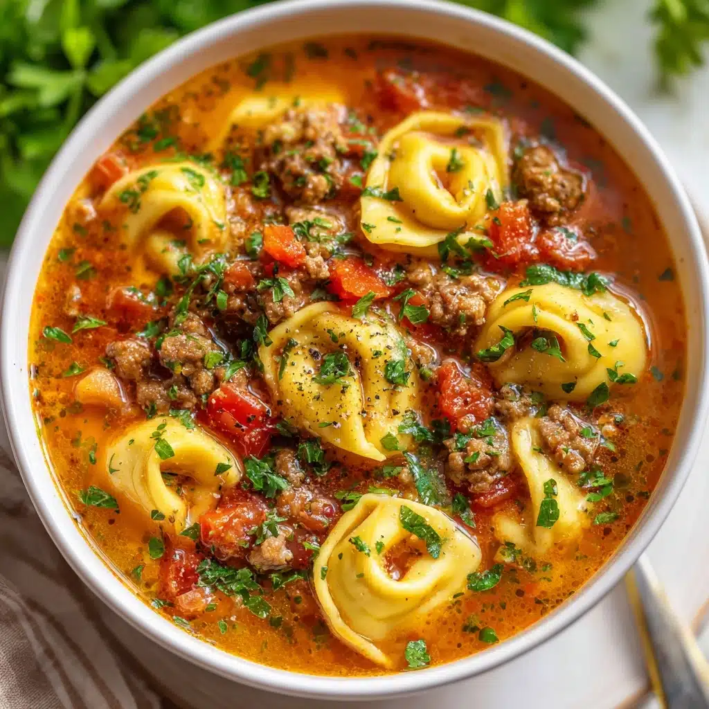 Slow Cooker Tomato Tortellini Soup Recipe