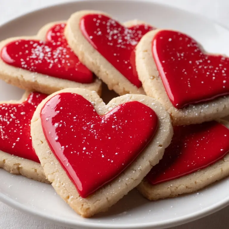 Slice and Bake Heart Cookies Recipe