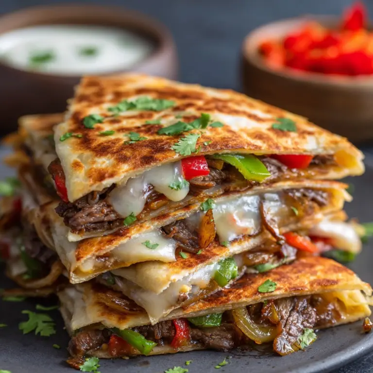 Philly Cheesesteak Quesadilla Recipe