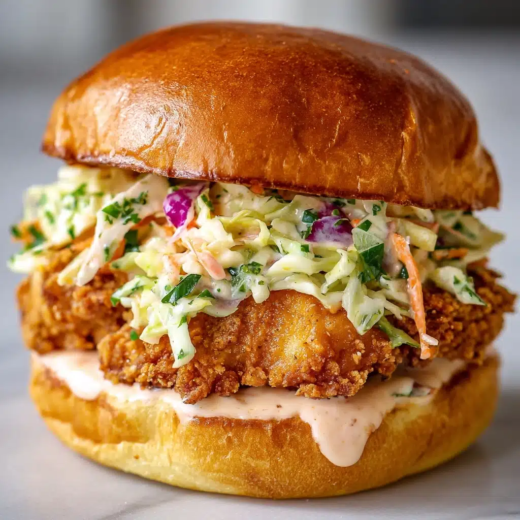 Buffalo Ranch Slaw Chicken Sandwich Recipe