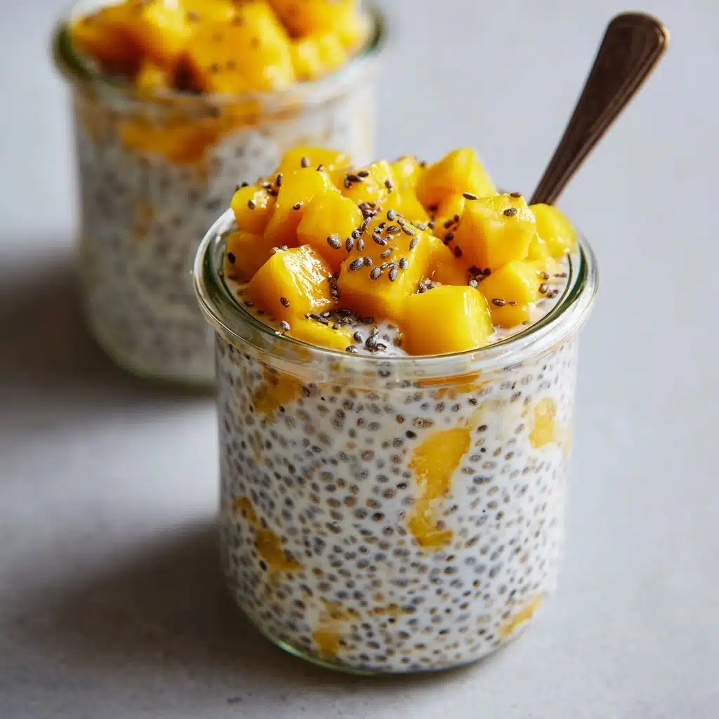 Chia Pudding with Mango and Coconut Milk Recipe