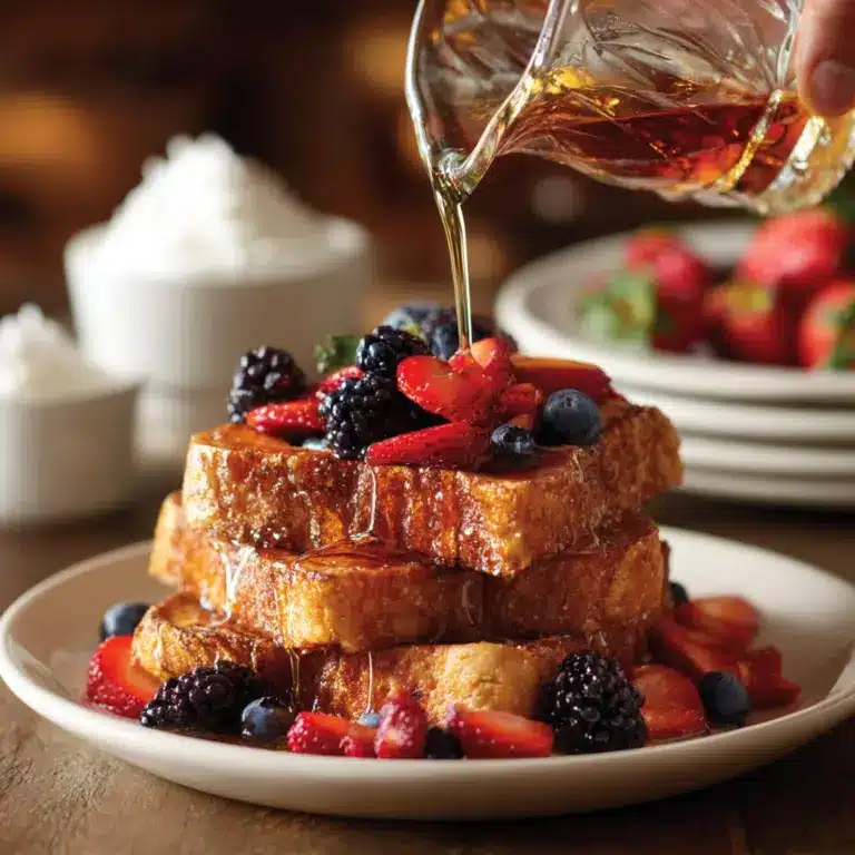 French Toast with Maple Syrup Recipe