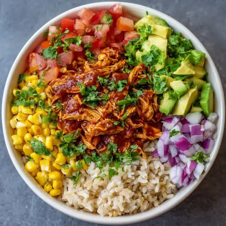 Chicken Enchilada with Cauliflower Rice Bowls Recipe