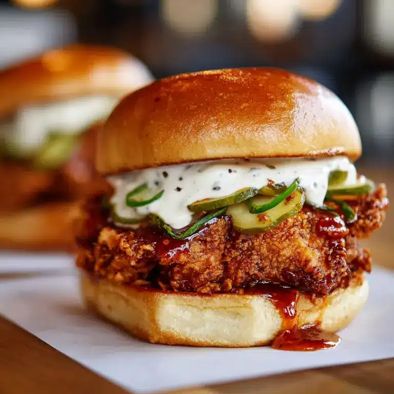 Hot Chicken Sandwich with Honey Recipe