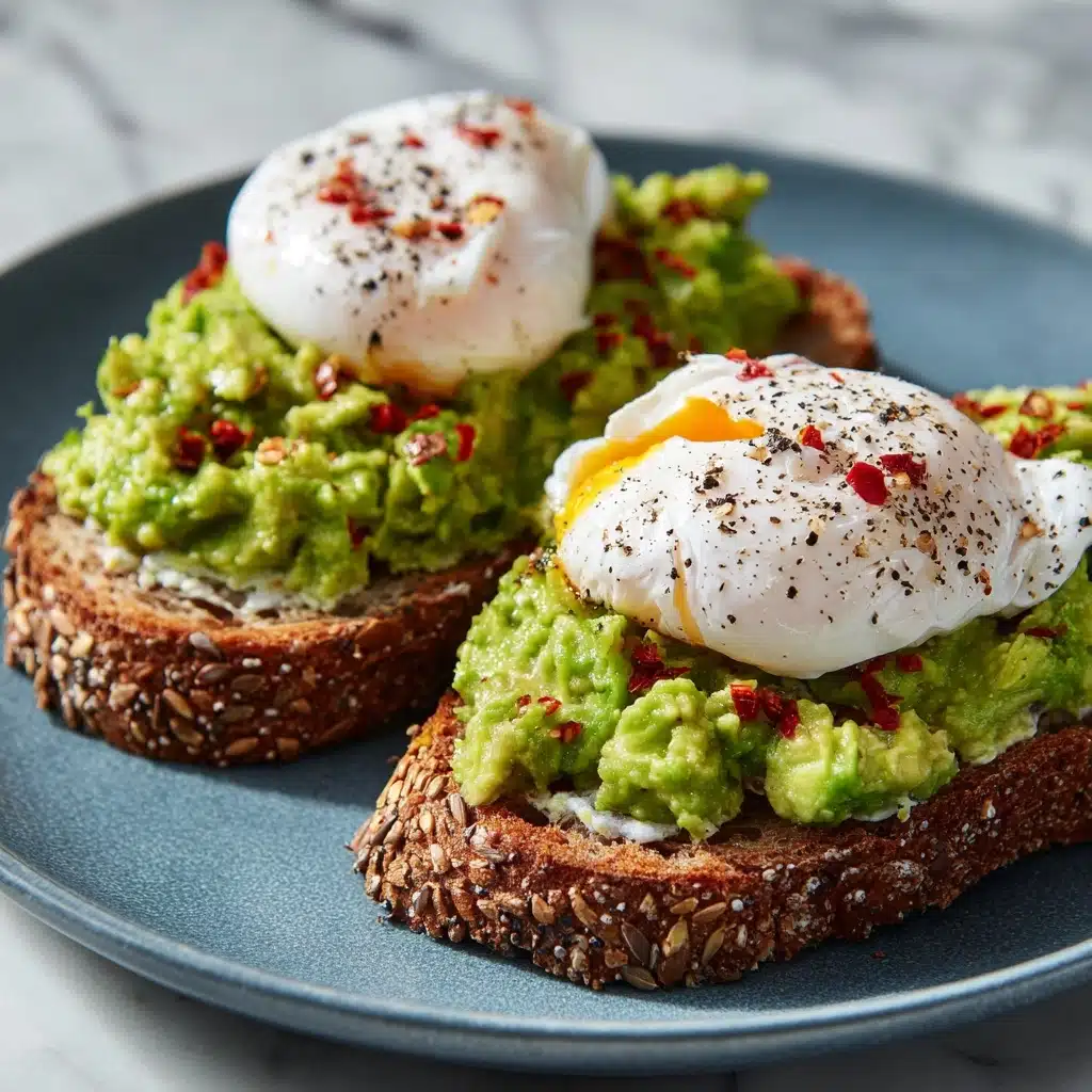 Avocado Toast with Poached Eggs Recipe
