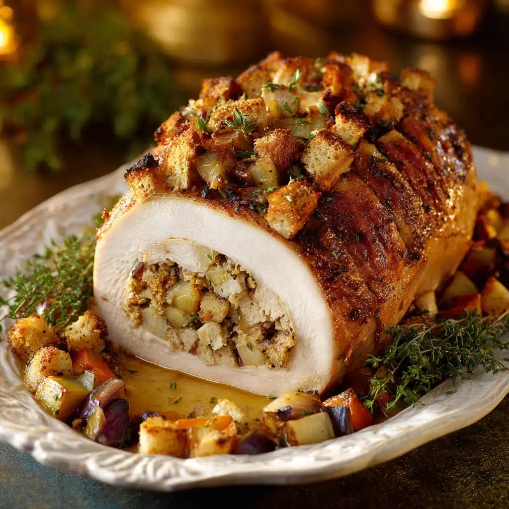 Christmas Stuffed Turkey Breast Recipe