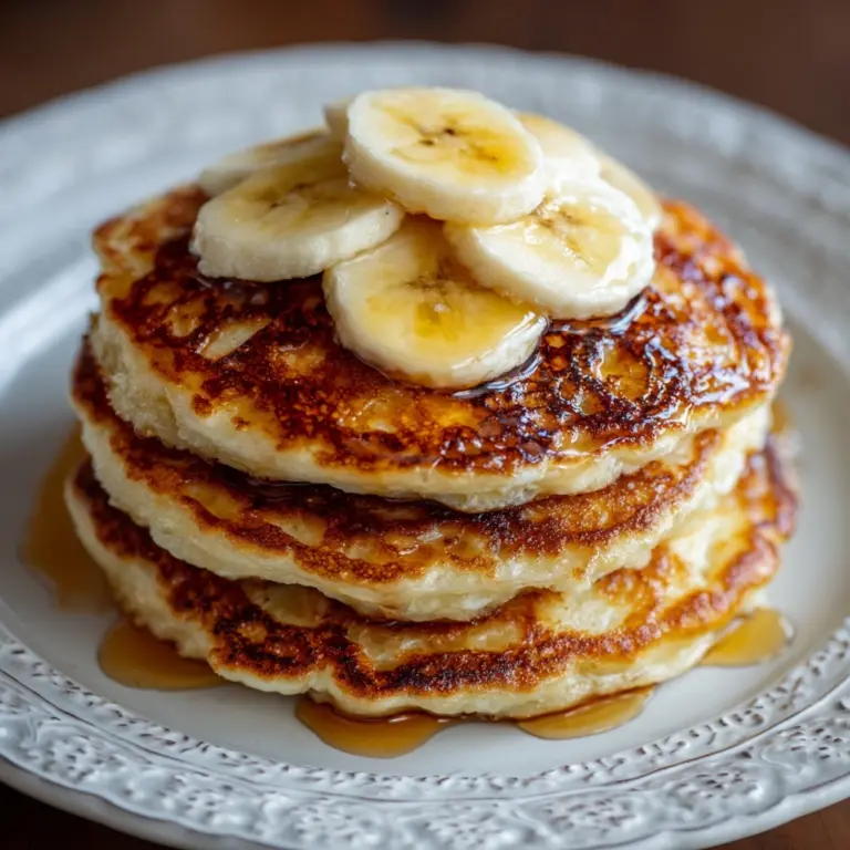 Banana Oat Pancakes Recipe