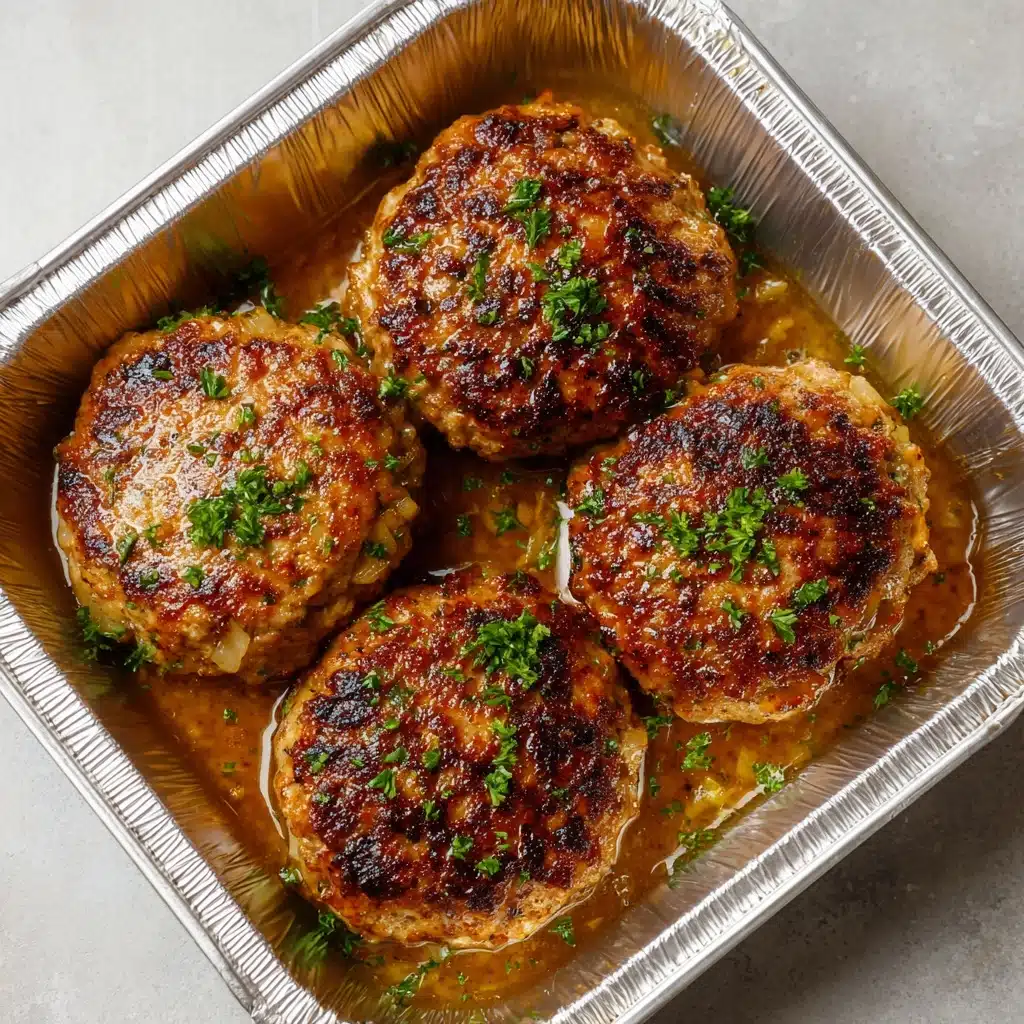 Garlic Parmesan Chicken Meatloaves Recipe