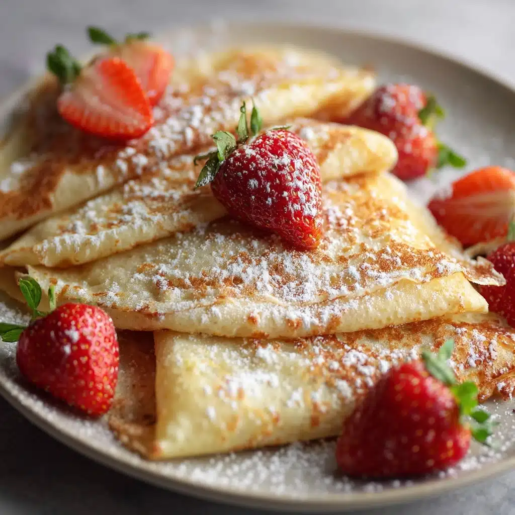 Creamy Strawberry Crepes Recipe - Recipe Image