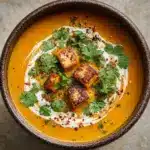 Spiced Butternut Squash and Sweet Potato Soup Recipe