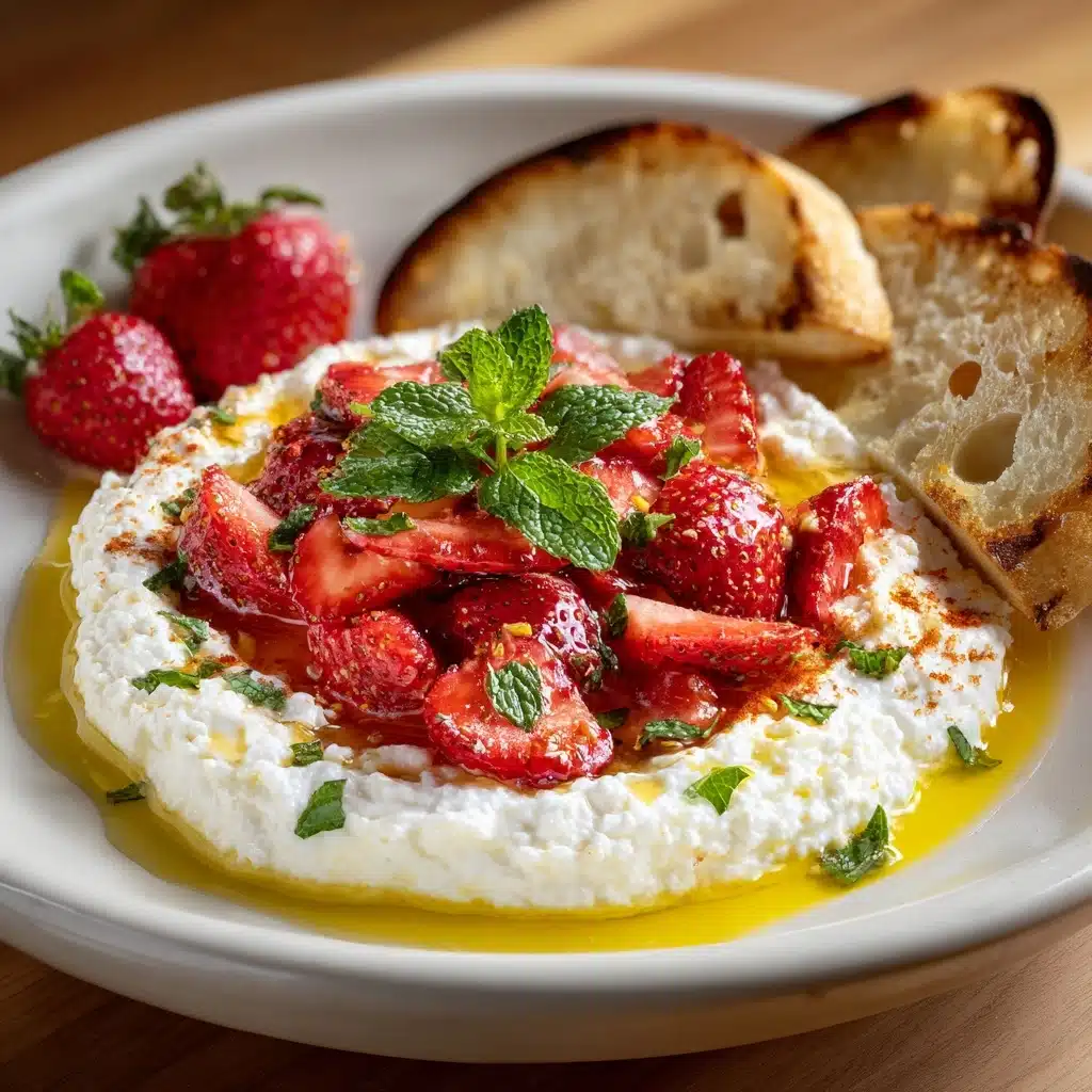 Whipped Feta Dip with Roasted Strawberries Recipe - Recipe Image