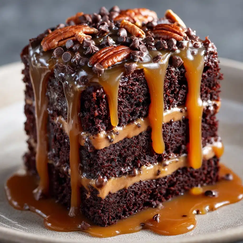 Chocolate Turtle Cake Recipe - Recipe Image