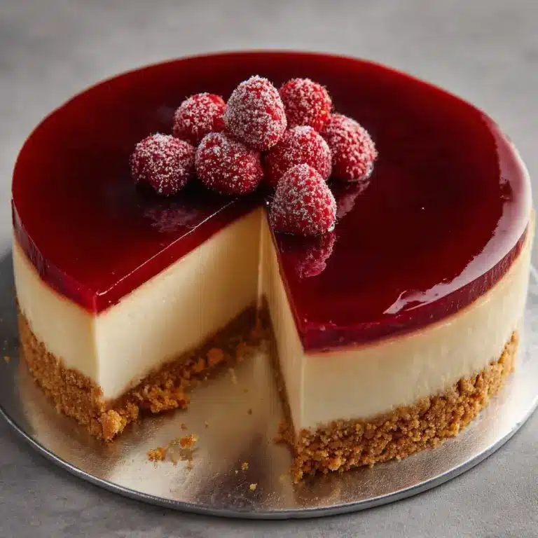 Tall and Creamy New York Cheesecake Recipe