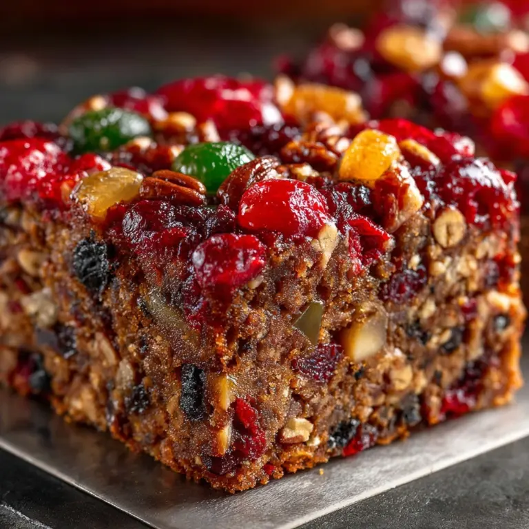 Traditional Christmas Fruit Cake Recipe