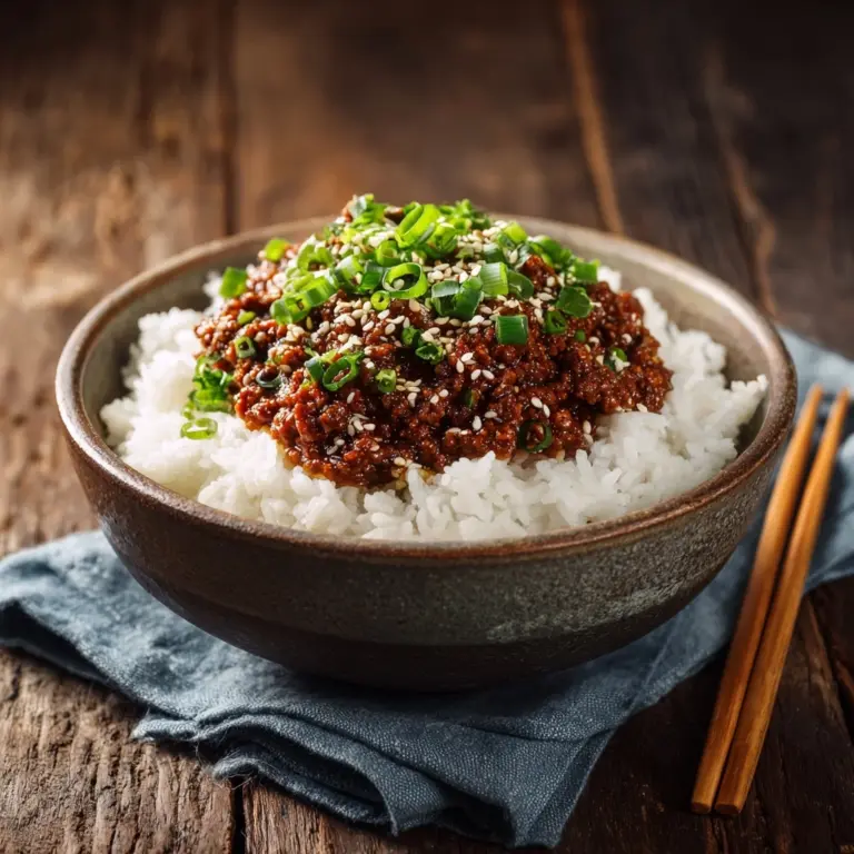 Korean-Style Ground Turkey Bowls Recipe