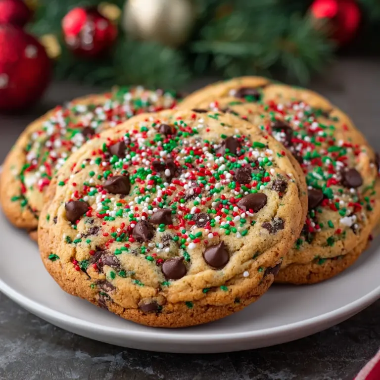 Christmas Chocolate Chip Cookies Recipe
