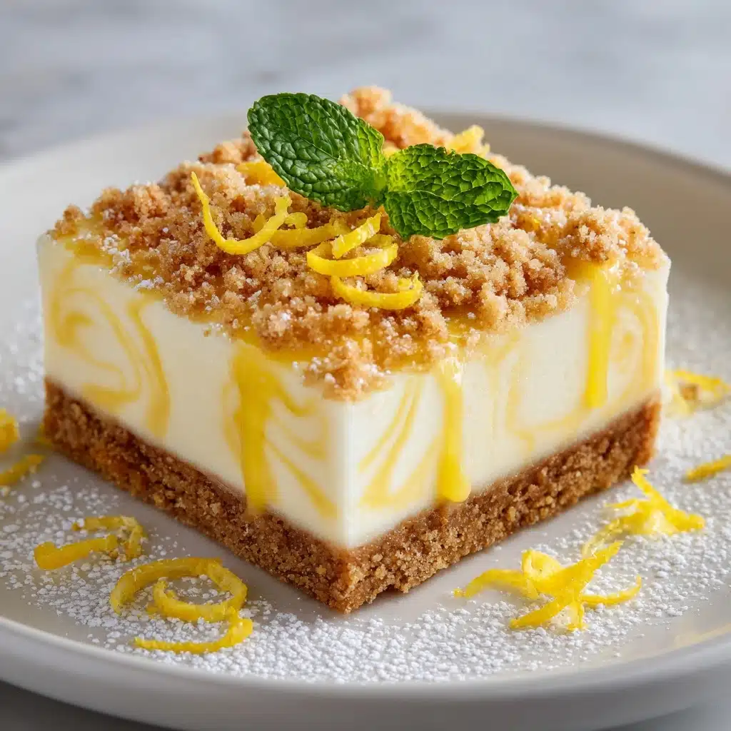 Lemon Cheesecake Bars Recipe