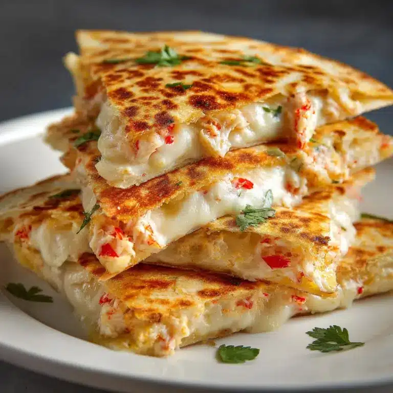 King Crab Quesadillas Recipe