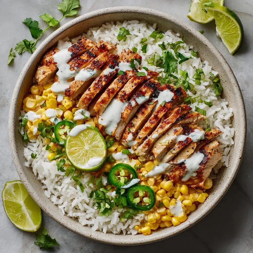 Street Corn Chicken Rice Bowl Recipe - Recipe Image